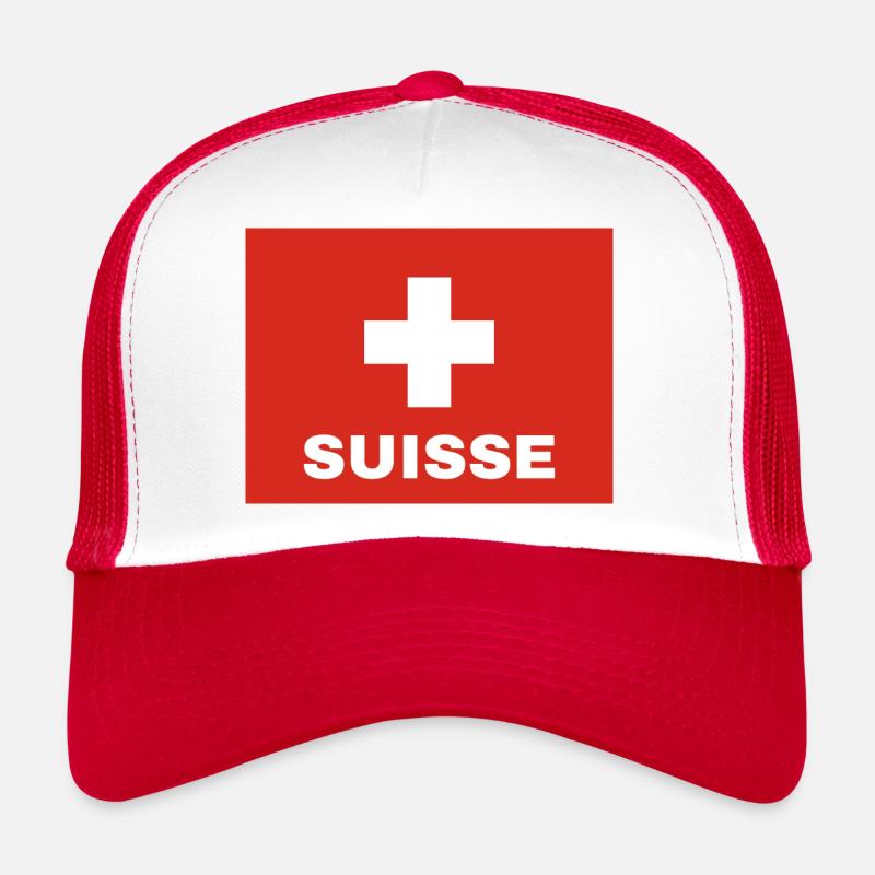 Schweizer Flagge Trucker Cap