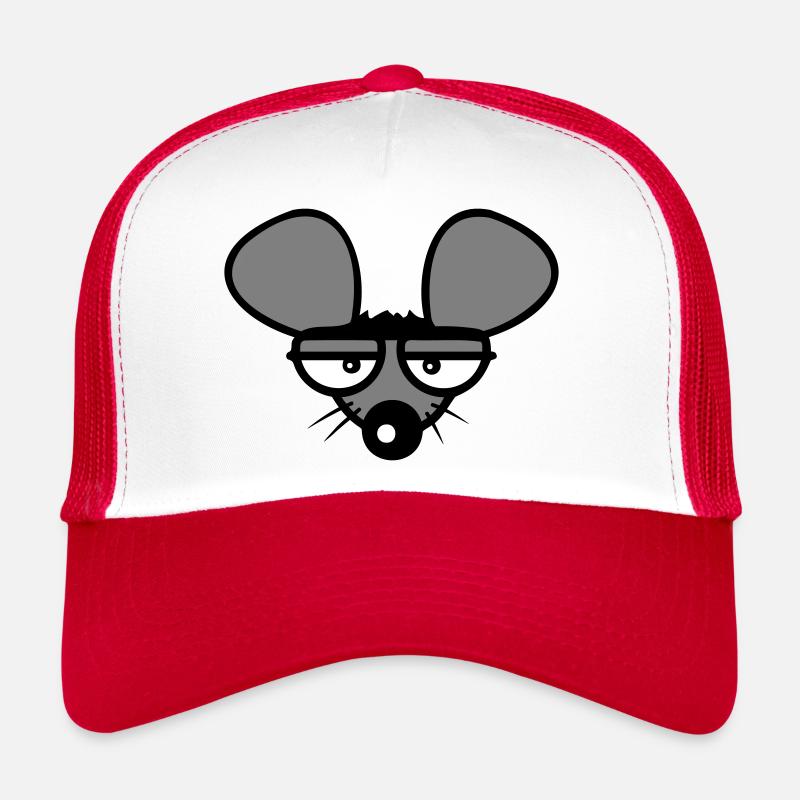 Mouse looks angry angry frustrated angry aggressive Trucker Cap
