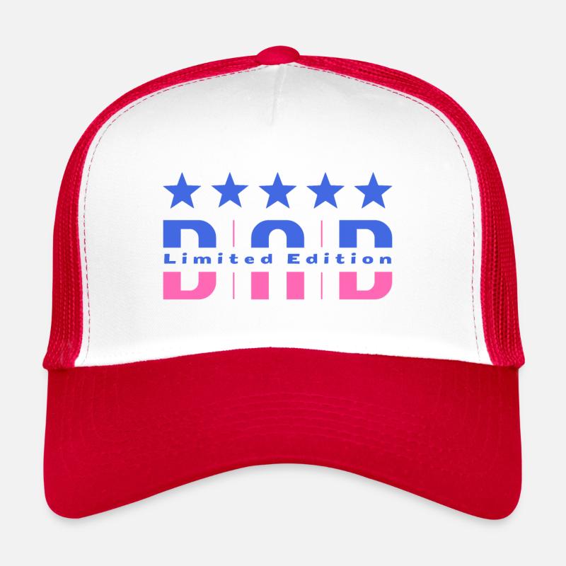 Papa Limited Edition - Trucker Cap - Weiß/Rot