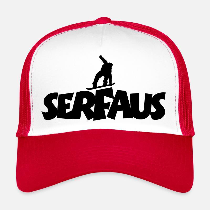 Serfaus Snowboard Snowboarding Casquette trucker 