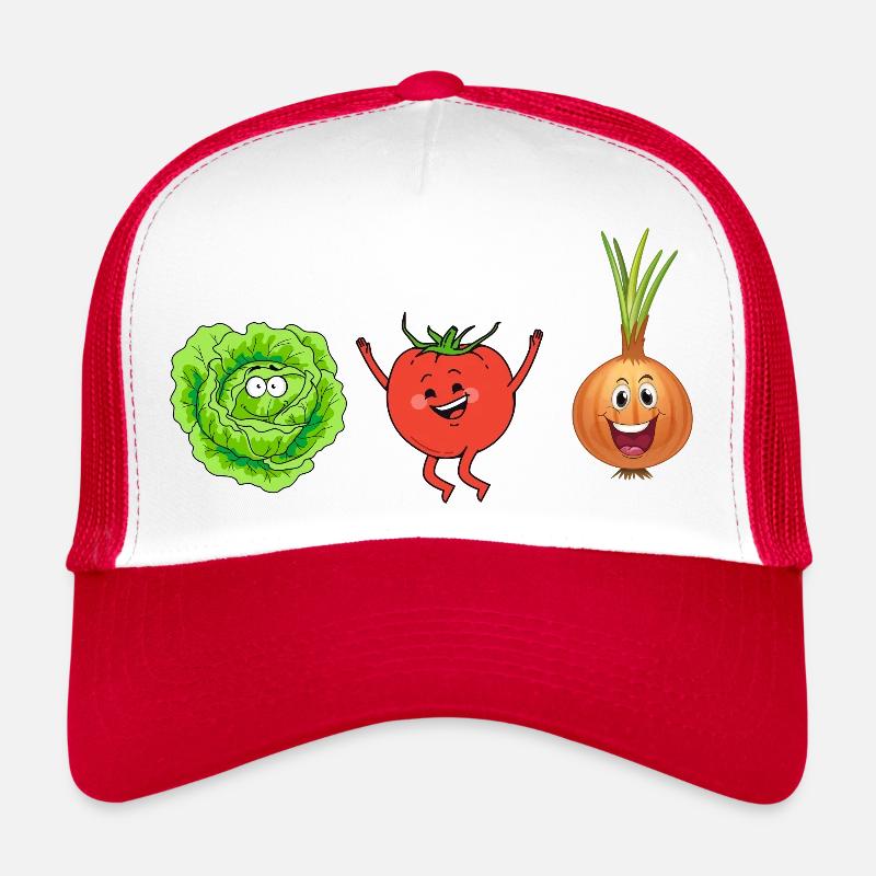 Salade tomate oignon humour Casquette trucker 