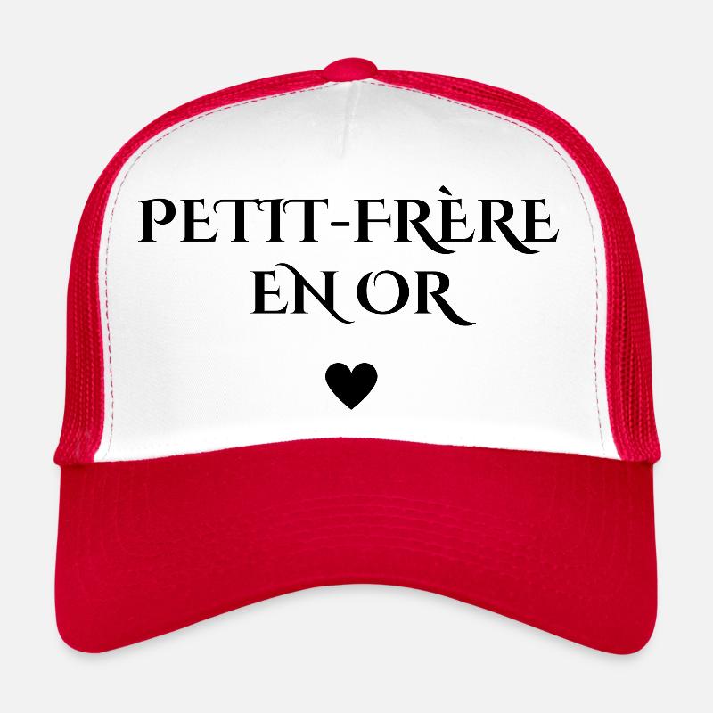 petit-frère en or Casquette trucker 