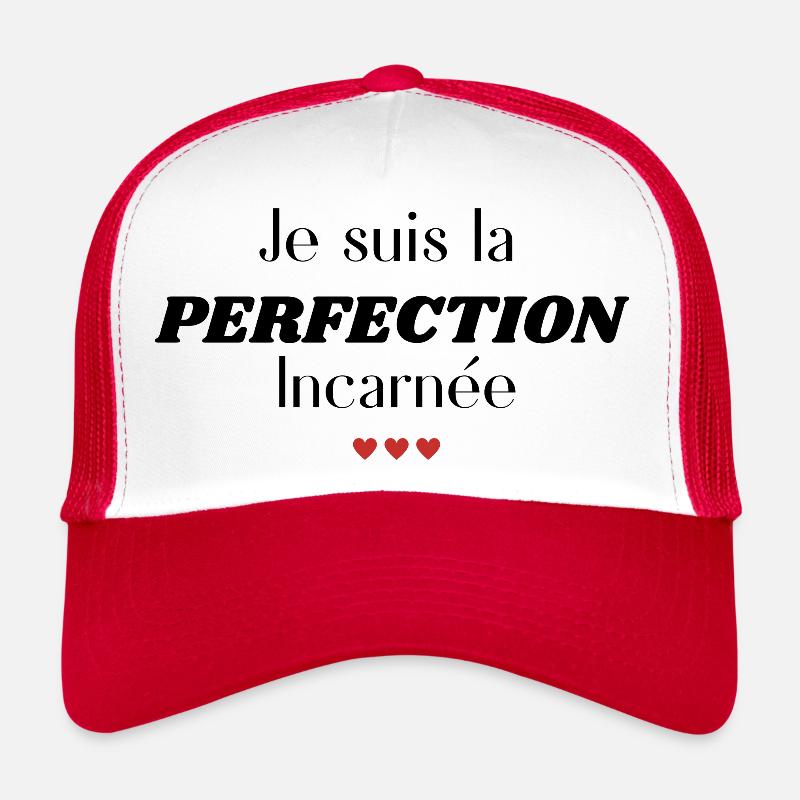 Ich bin die fleischgewordene Perfektion Trucker Cap