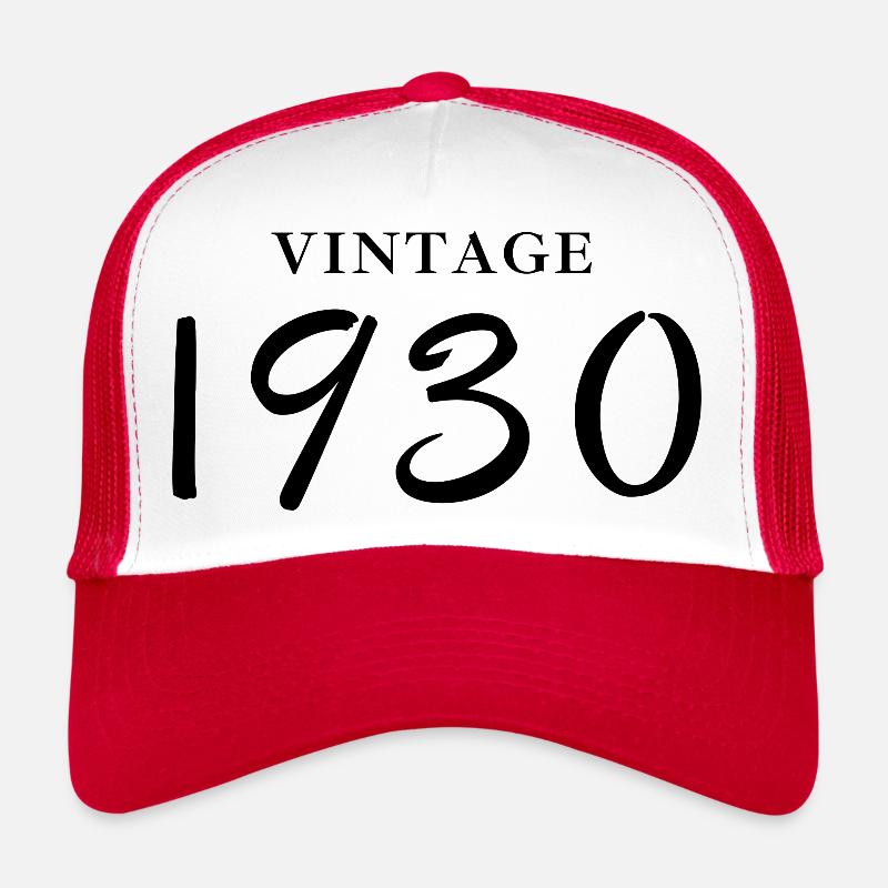 vintage 1930-Idée cadeau anniversaire Casquette trucker 