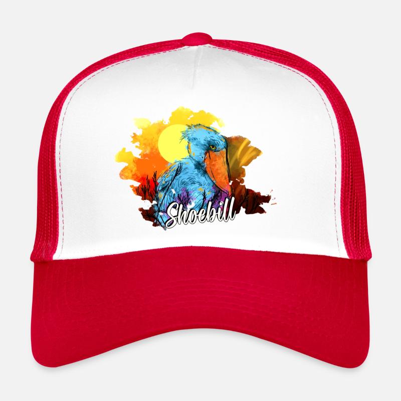 Shoebill Bird Ornithologist Forest I Gift Trucker Cap