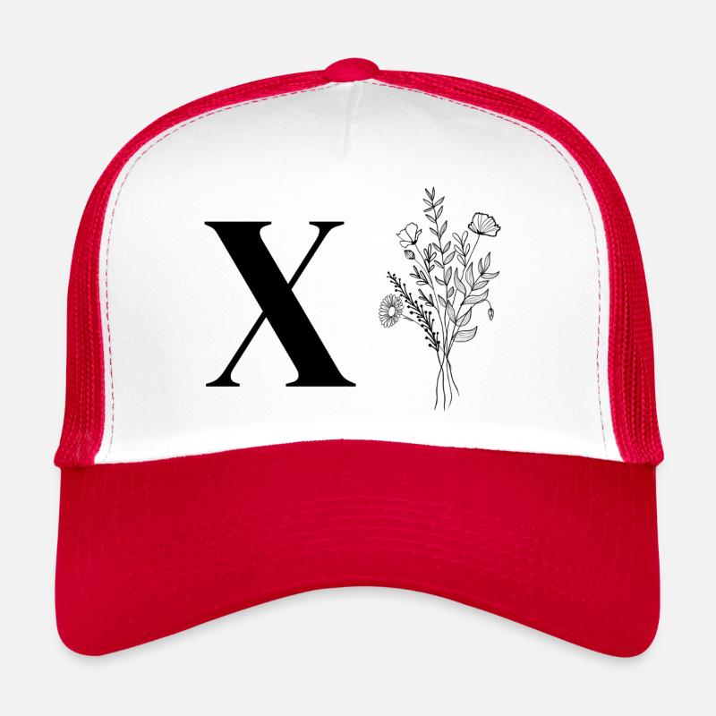 Lette X Minimalistische Blumen Trucker Cap