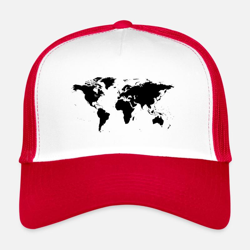 World map Trucker Cap