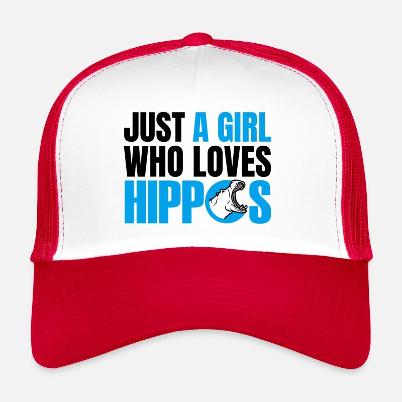 NUR EIN MÄDCHEN, DAS FLUSSPFERDE LIEBT Trucker Cap