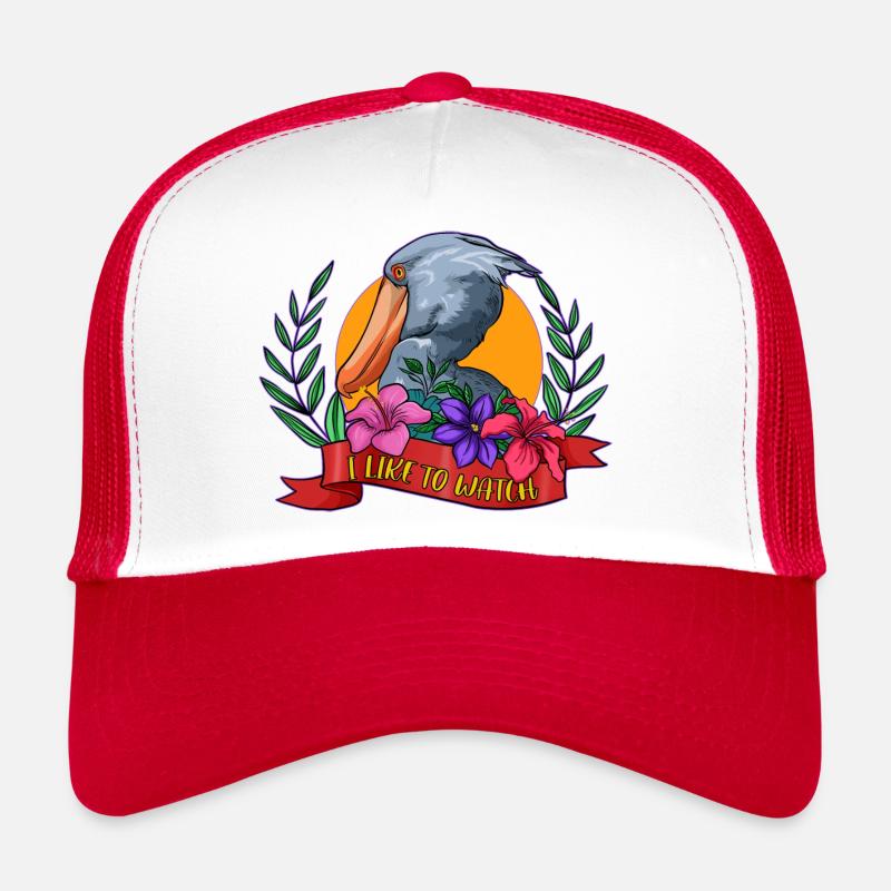 Shoebill Bird Ornithologist Forest I Gift Trucker Cap