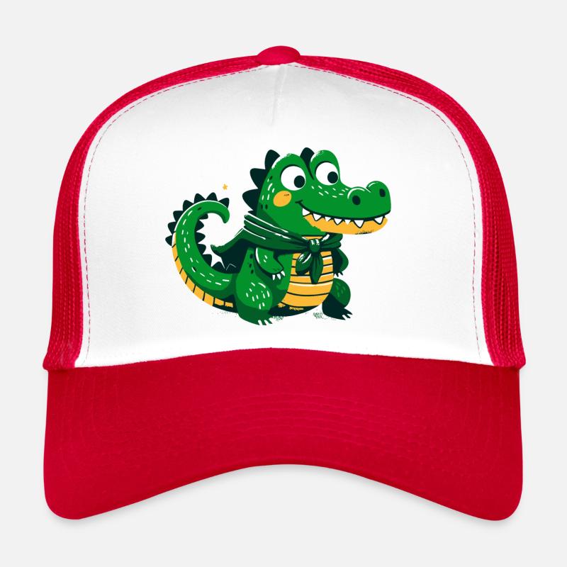 Cute alligator with cape Trucker Cap