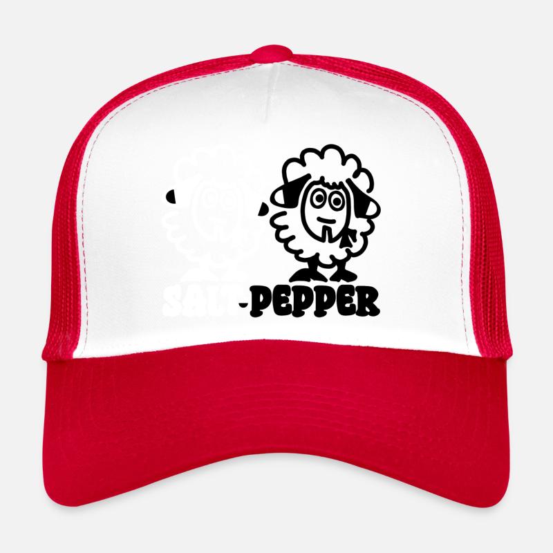 Sel et poivre Casquette trucker 