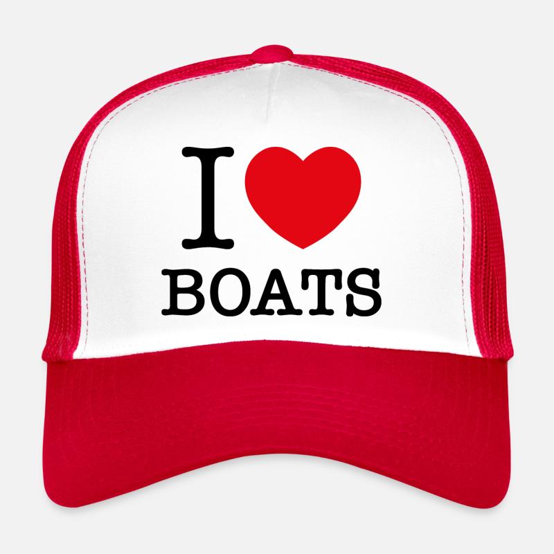 Ich liebe Boote Trucker Cap