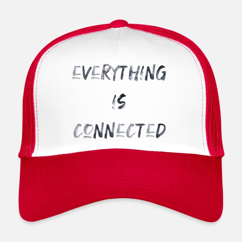everything is connected love connection relationship Trucker Cap
