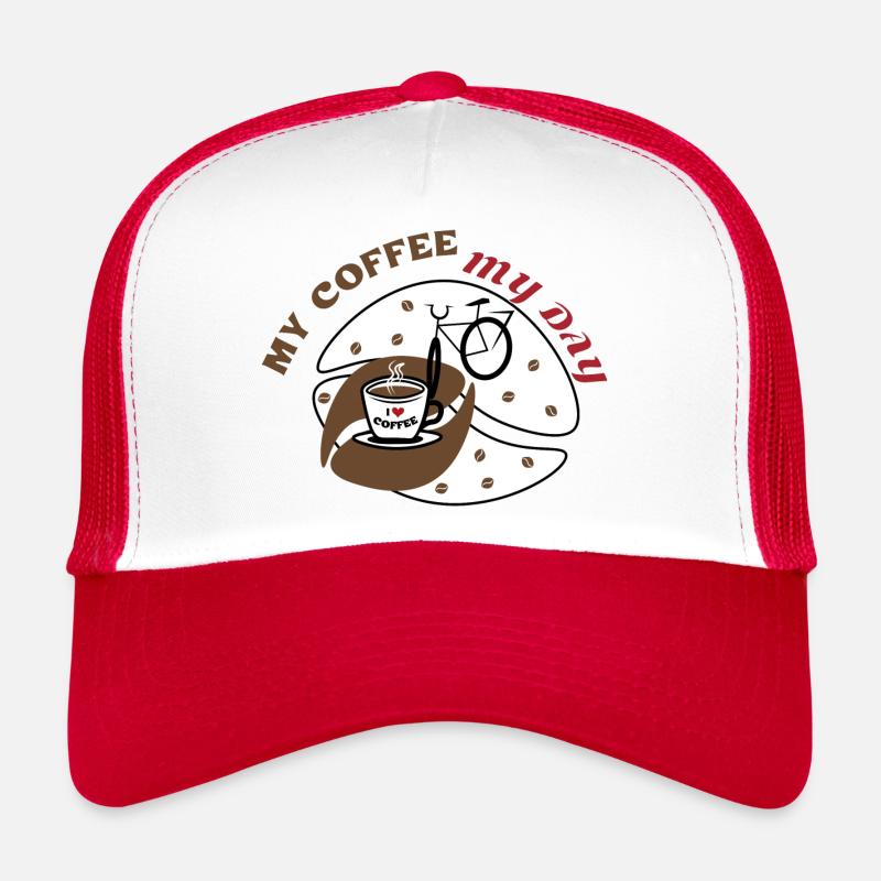 Café et vélo Casquette trucker 