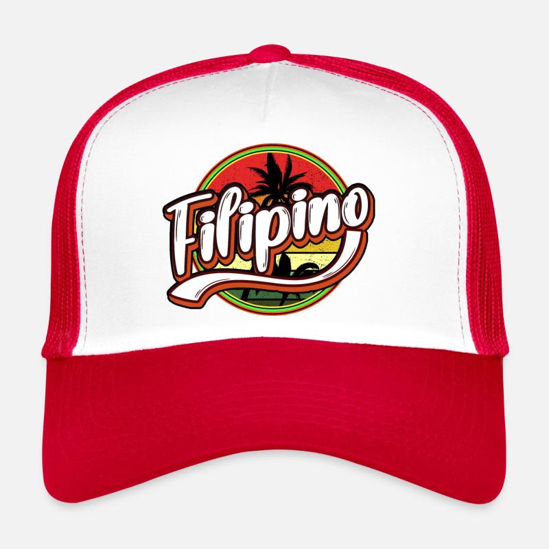 Philippines Filipino Palm Pride I Gift Stick Trucker Cap