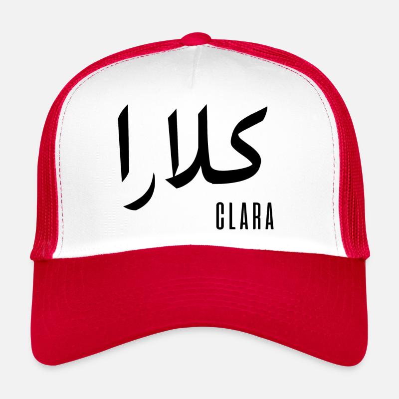 Clara prénom en arabe Casquette trucker 
