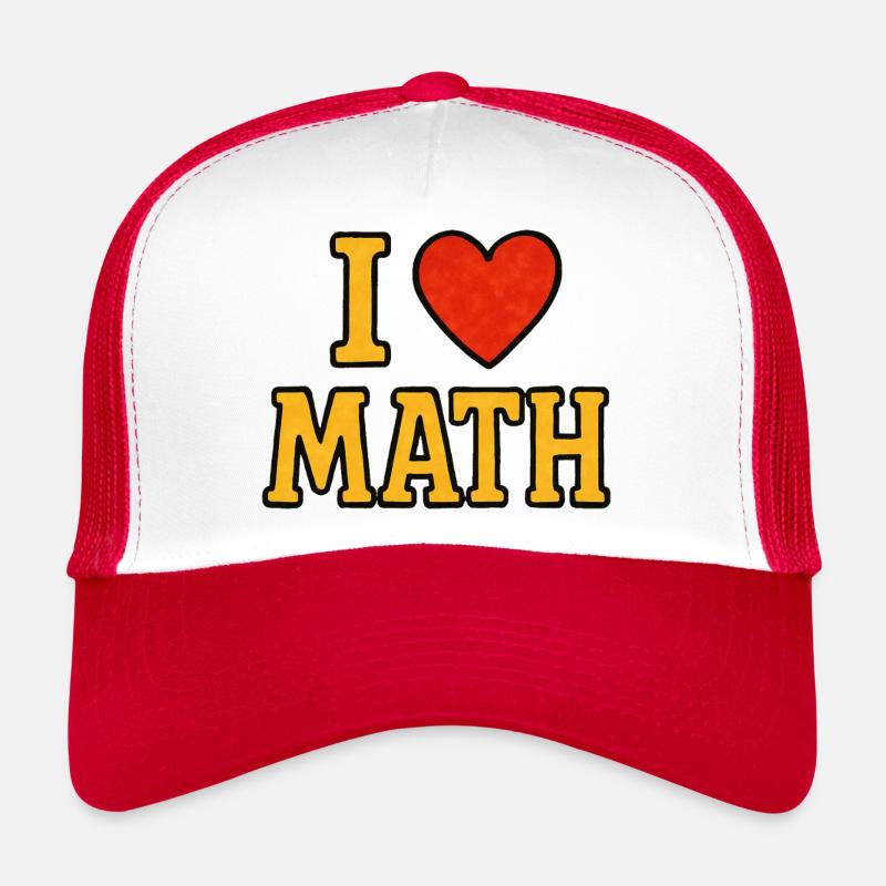 I ♥ Math – Ringard et fier Casquette trucker 