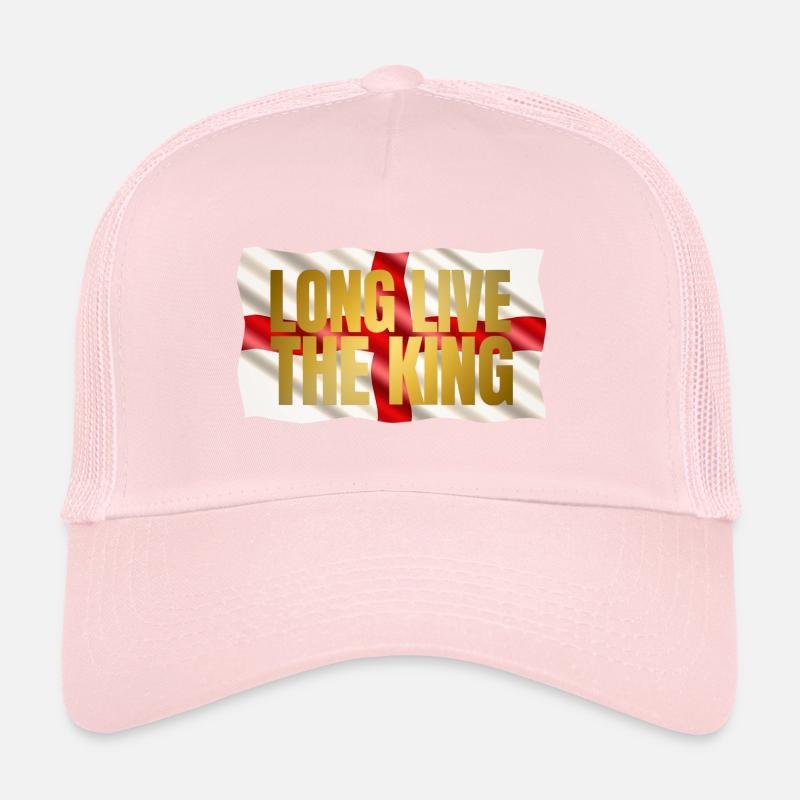 Couronnement du roi britannique Charles Angleterre Drapeau Casquette trucker 