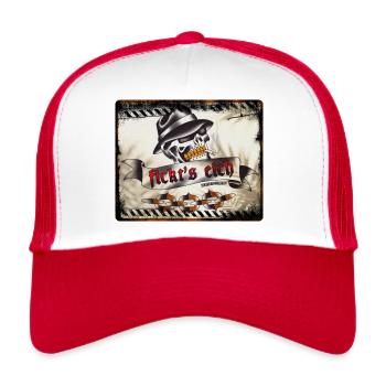 Fickt’s eich - Trucker Cap - Weiß/Rot - Vorne