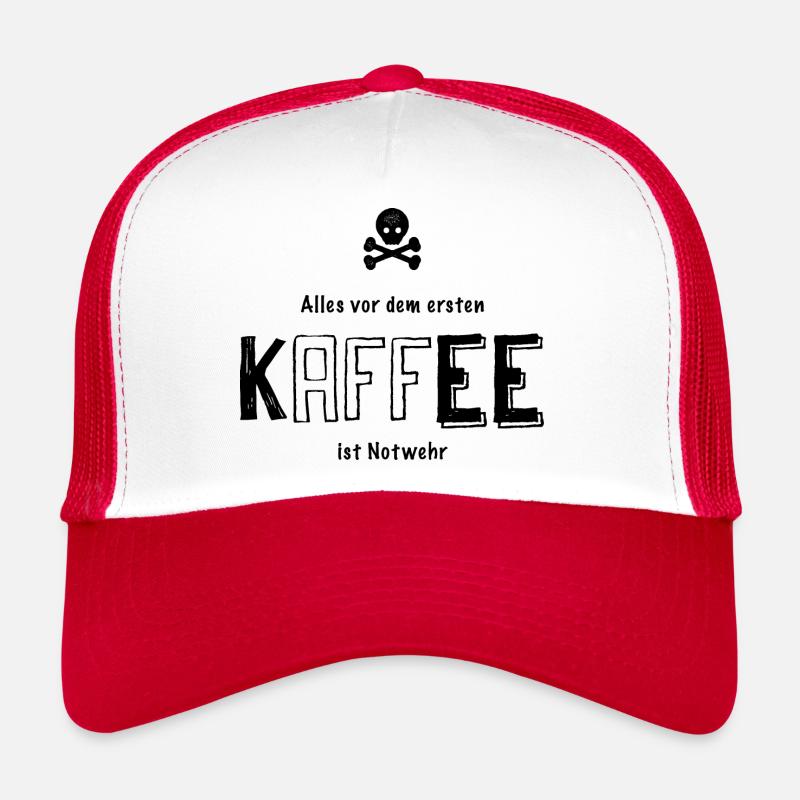Alles vor dem ersten Kaffee ist Notwehr Trucker Cap