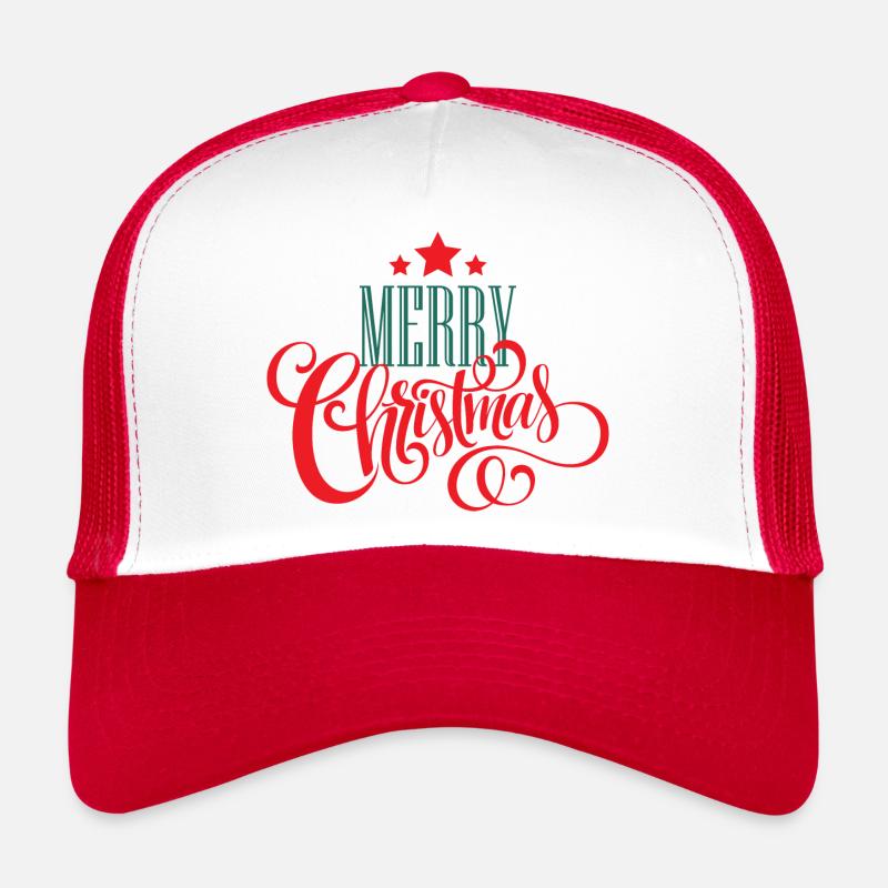 Design de Noël et étoiles Casquette trucker 