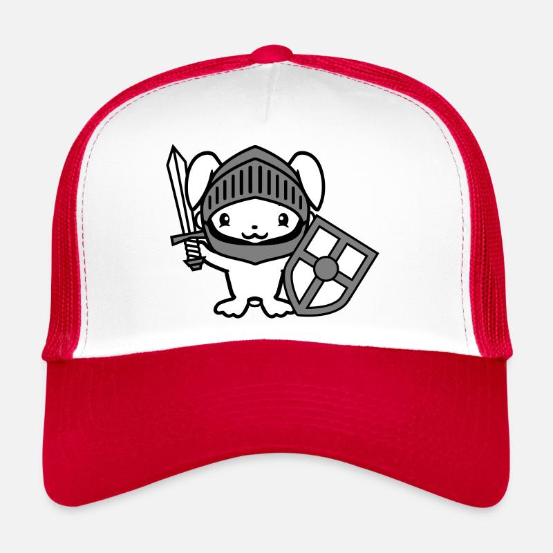 Lapin Chevalier Épée Bouclier Armure Casque Château Héros Casquette trucker 