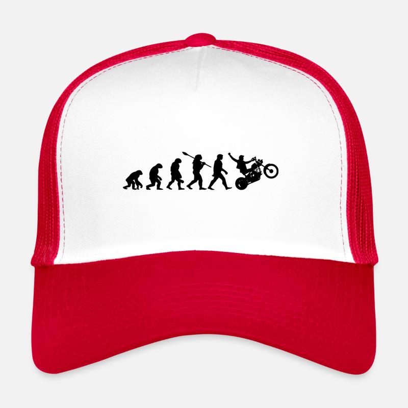 Moto Motard Évolution Motocyclistes Casquette trucker 