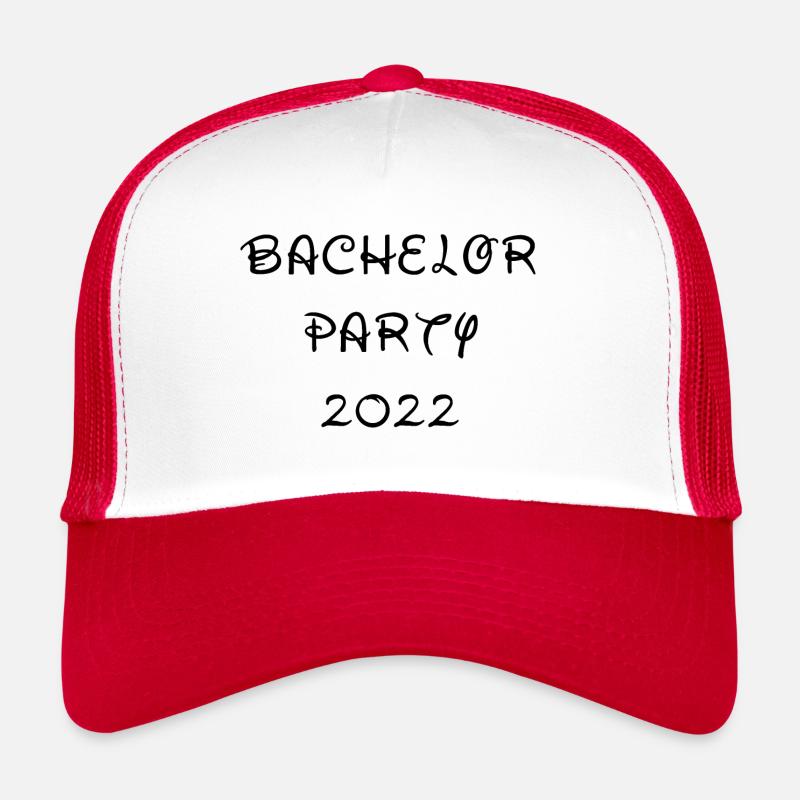 BACHELOR PARTY 2022 BLACK FONT Trucker Cap