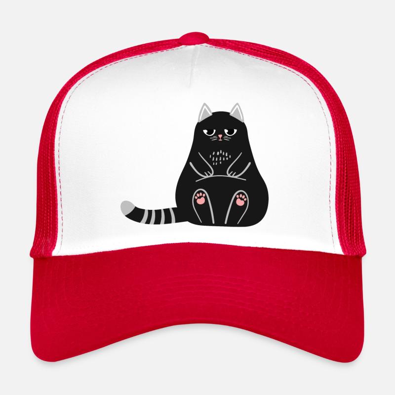 Black cat Trucker Cap