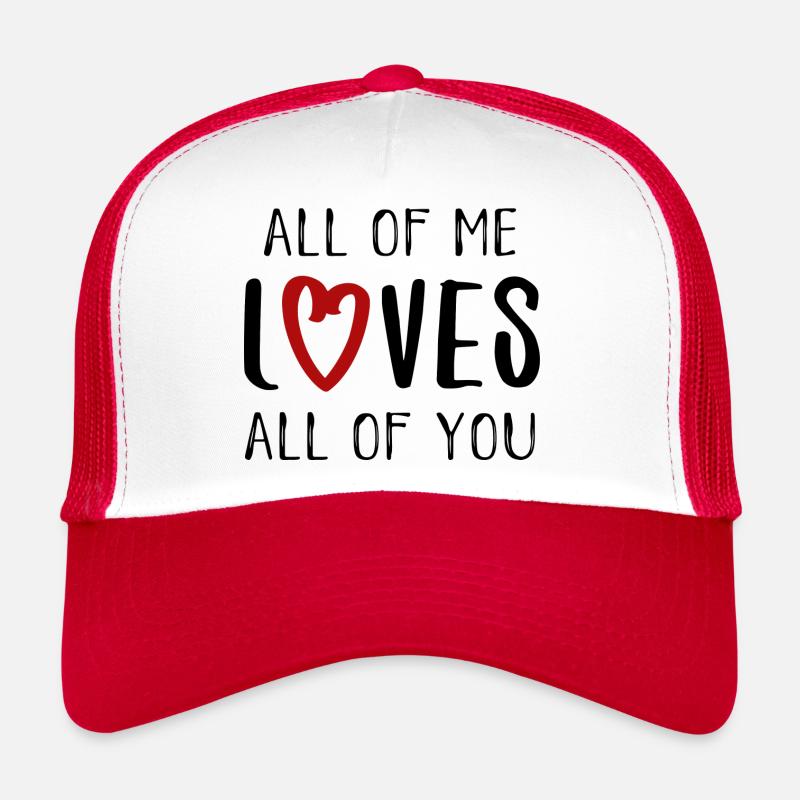 Dire anglais love love valentines day partner Casquette trucker 