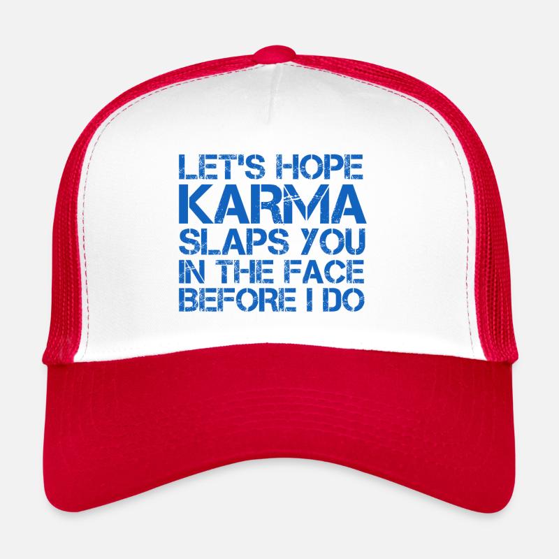LE KARMA VOUS GIFLE Casquette trucker 