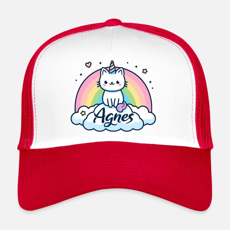 Agnes Surname First name Unicorn Cat Trucker Cap