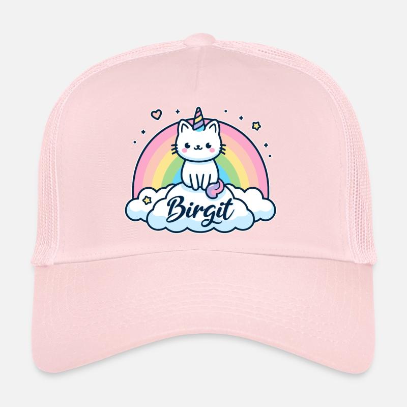 Birgit Name Vorname Einhornkatze Trucker Cap
