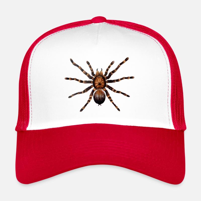 spider - Trucker Cap - white/red