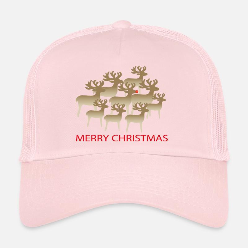 Christmas Reindeer Trucker Cap