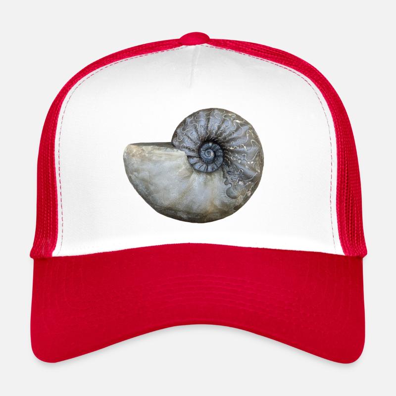 Ceratites - Trucker Cap - Weiß/Rot