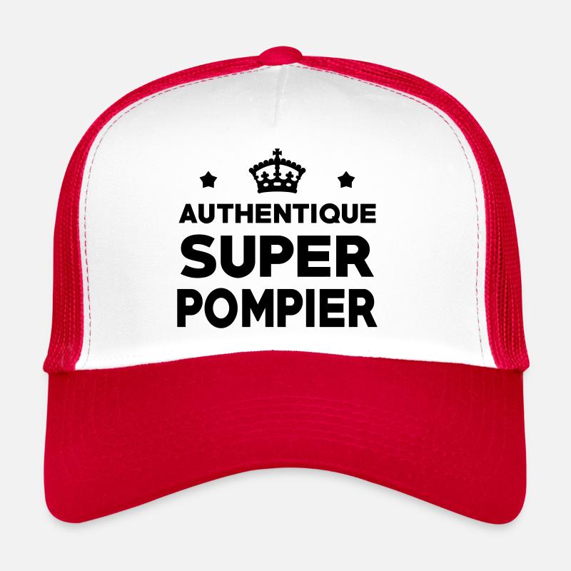 Authentique Super Pompier Casquette trucker 