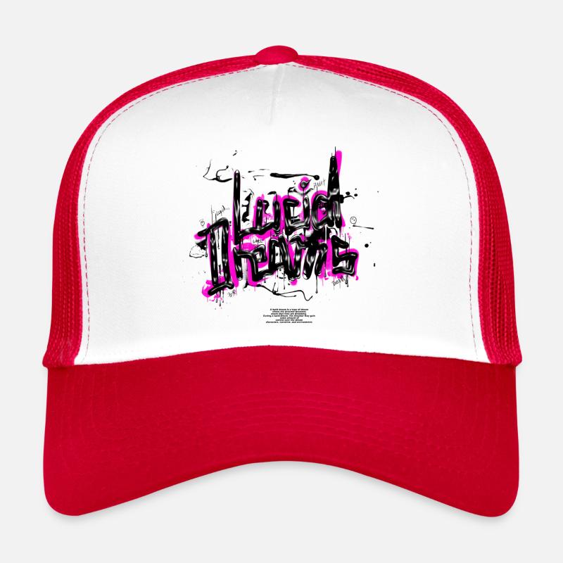 lucid dreams - handgezeichnet - pink Trucker Cap