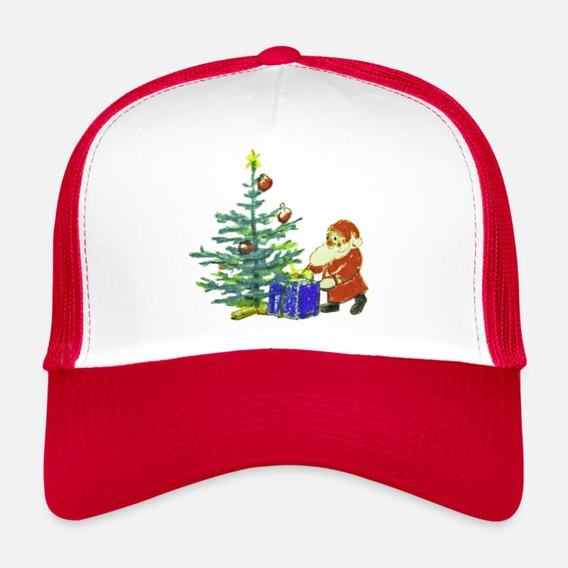 Santa Claus - Trucker Cap - white/red