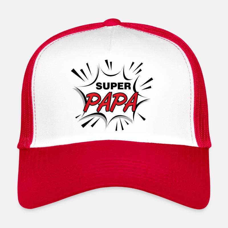 Super papa ! papa mon héro ! Casquette trucker 