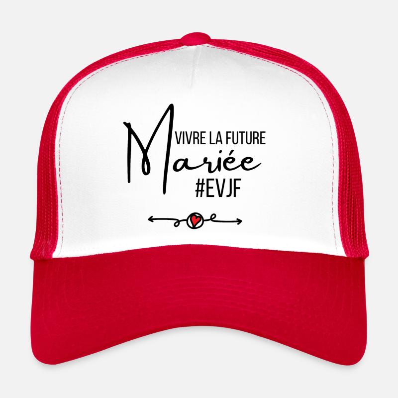 Vivre la future mariée Casquette trucker 