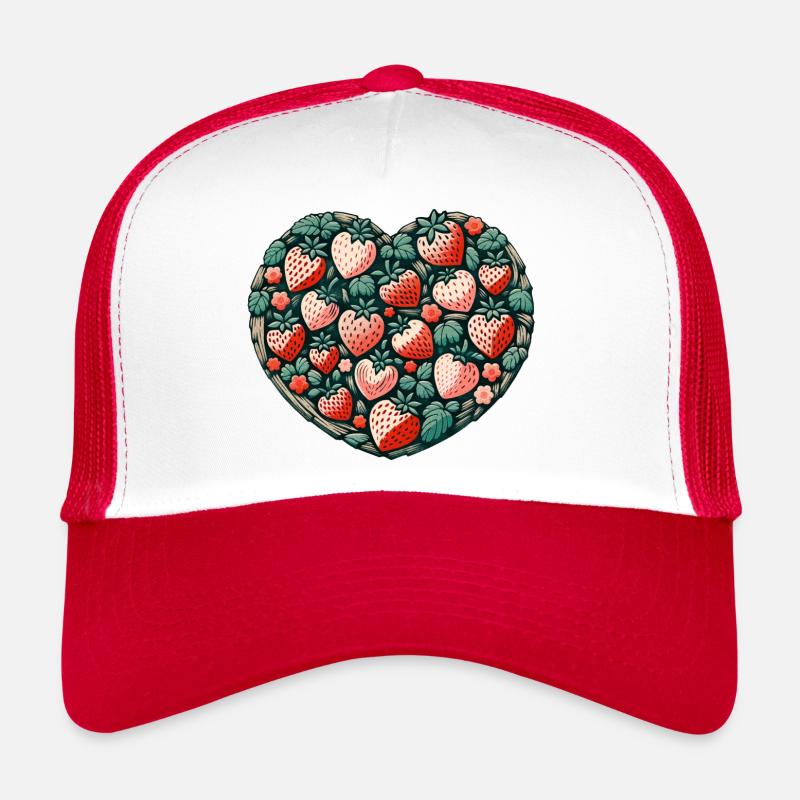 L’amour de la fraise Casquette trucker 