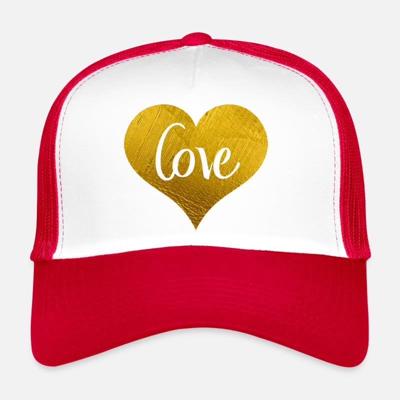 L’amour gagne Casquette trucker 