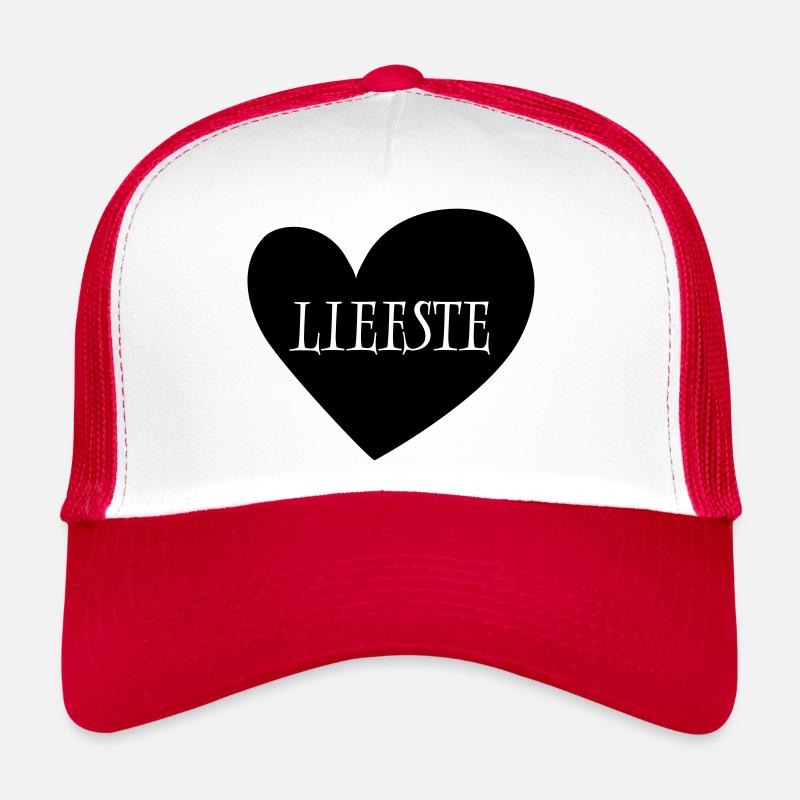 23 Très Cher Coeur Rouge Casquette trucker 