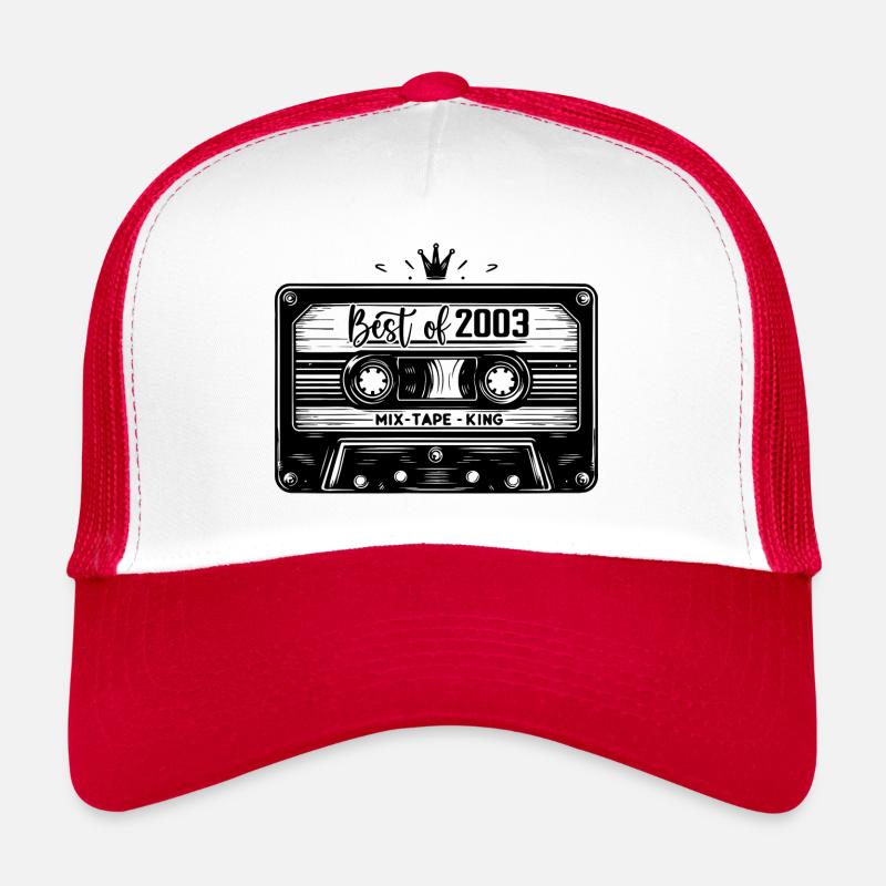 Cassette 2003 Vintage 2003 Millésime 2003 Cadeaux Casquette trucker 