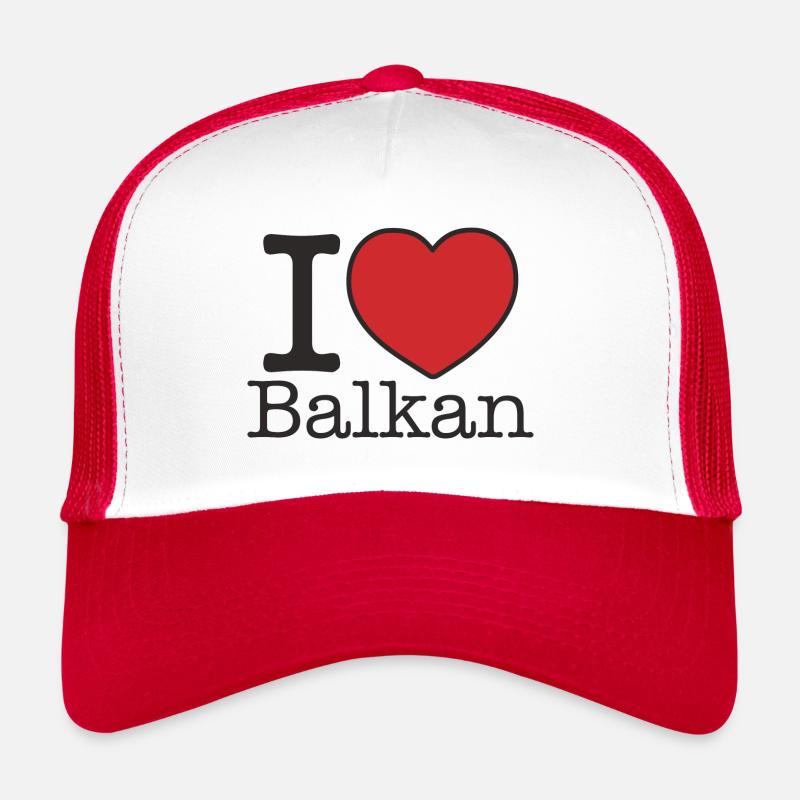 J’aime les Balkans Casquette trucker 