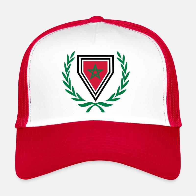 Marokko (Wappen & Lorbeerkranz) Trucker Cap