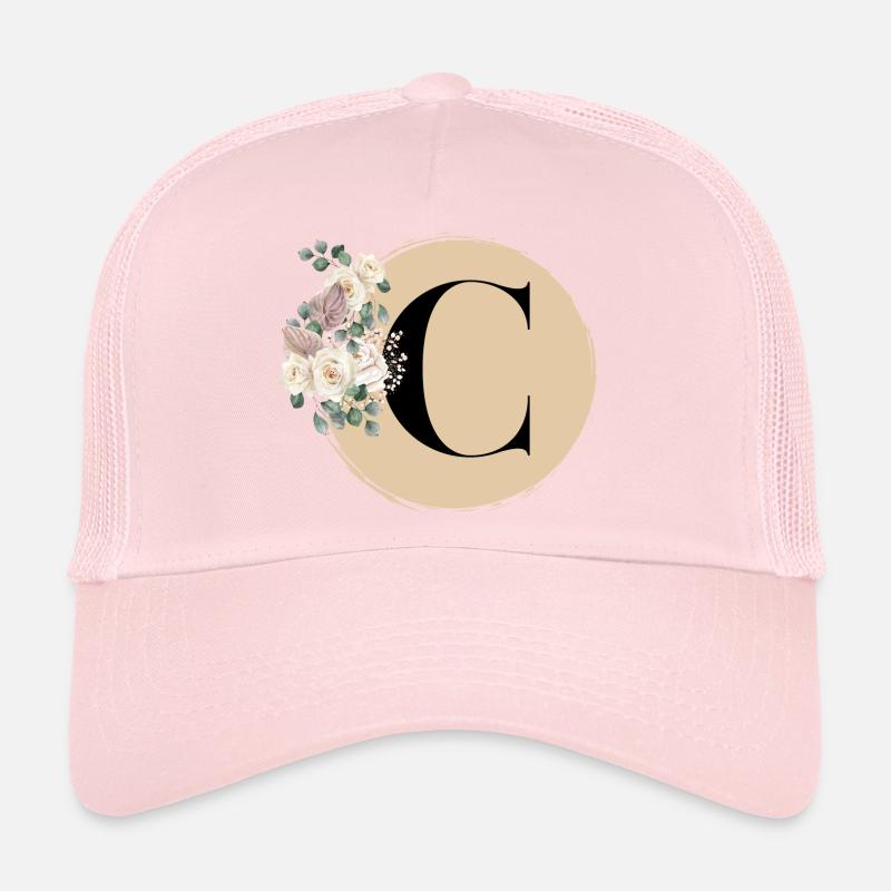 lettre C Casquette trucker 