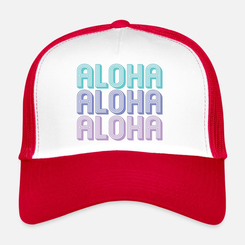 Aloha Aloha Aloha | Farben änderbar | Aloha Shirt Trucker Cap