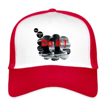 Don ́t dream it - Do it - Trucker Cap - white/red - Front